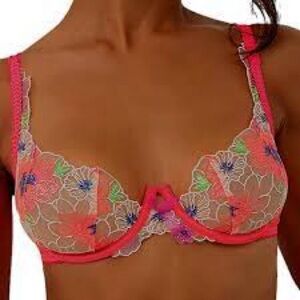 For Love & Lemons x Victoria’s Secret Shimmer Zinnia Underwire Bra 32B NWT ❤️